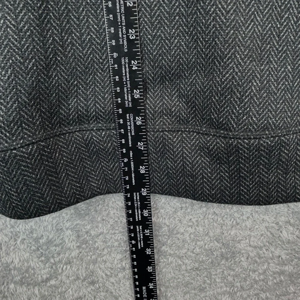Jeremiah Mens XL Herringbone 1/4 Zip Pullover Sweatshirt‎ Gray Blue Long Sleeve